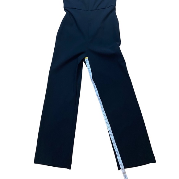 LOTUS THREADS Black Cutout Sleeveless Back Zipper Closure Jumpsuit  Romper Sz 6 - Picture 10 of 16